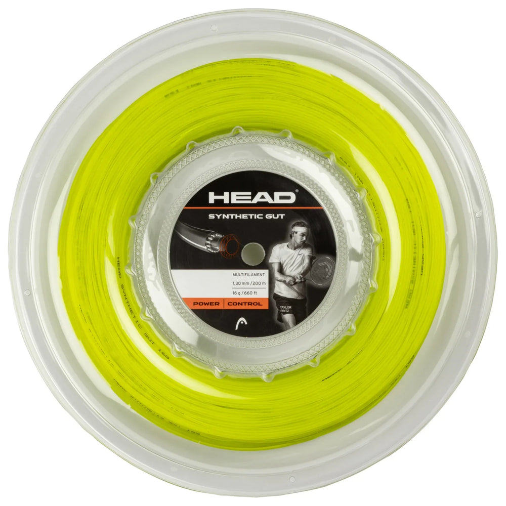 [HALF-SET] Head Synthetic Gut Tennis String (Yellow) (Reel)