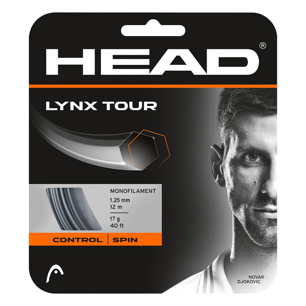 Head Lynx Tour Tennis String (Grey)