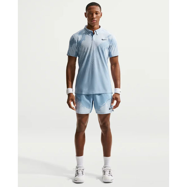 Nike Court Slam Men's Dri-FIT Advantage Tennis Polo - Roland Garros (Blue)