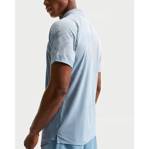 Nike Court Slam Men's Dri-FIT Advantage Tennis Polo - Roland Garros (Blue)