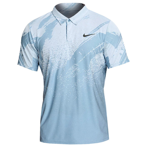 Nike Court Slam Men's Dri-FIT Advantage Tennis Polo - Roland Garros (Blue)