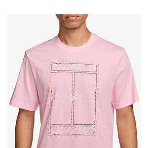 Nike Men's Heritage Court Tee (Pink Foam)