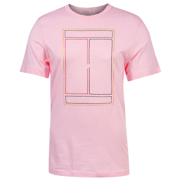 Nike Men's Heritage Court Tee (Pink Foam)