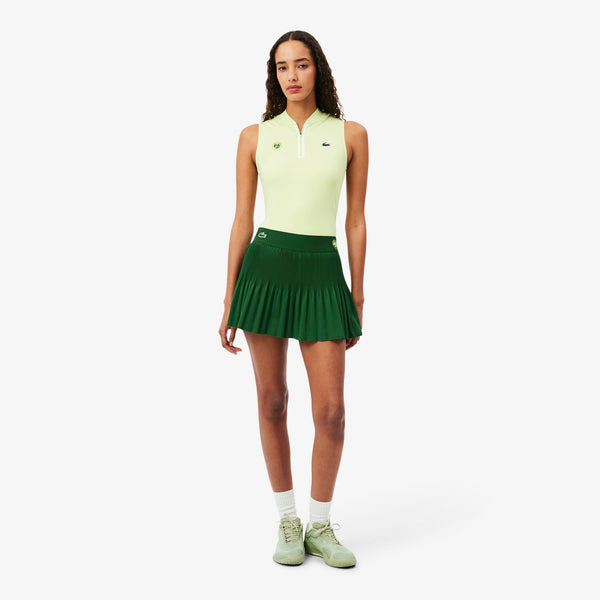 Lacoste Women's Roland-Garros Edition Pleated Tennis Skirt