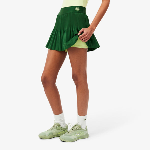Lacoste Women's Roland-Garros Edition Pleated Tennis Skirt