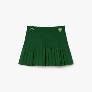 Lacoste Women's Roland-Garros Edition Pleated Tennis Skirt