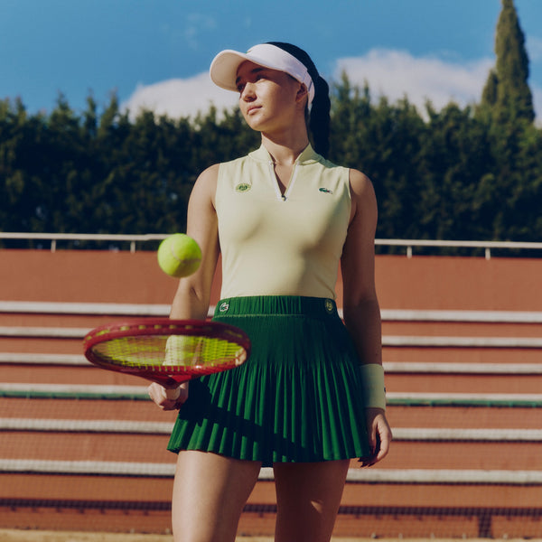 Lacoste Women's Roland-Garros Edition Pleated Tennis Skirt