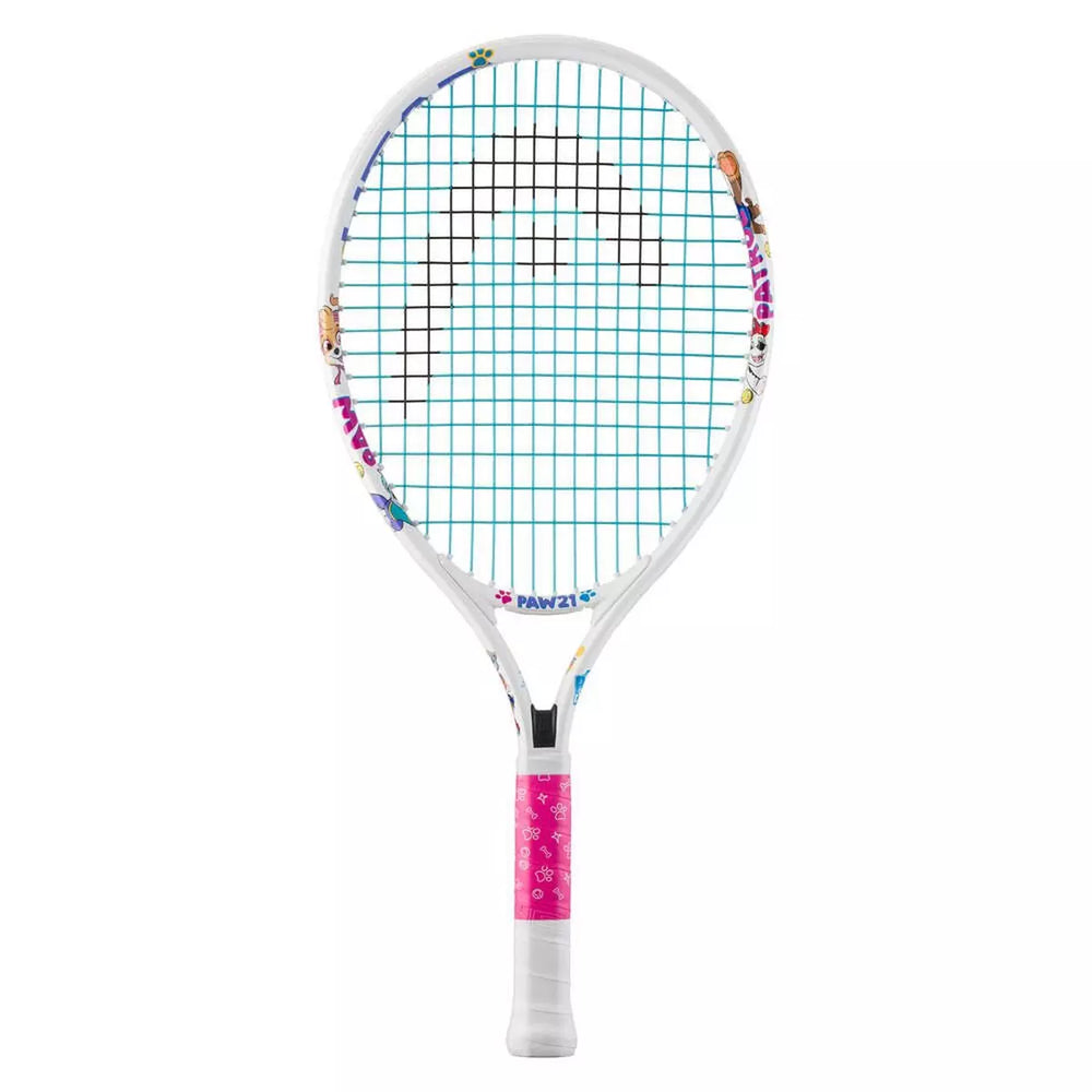 Head Kids' Paw Patrol 21 Tennis Racquet with Free Cover (White)