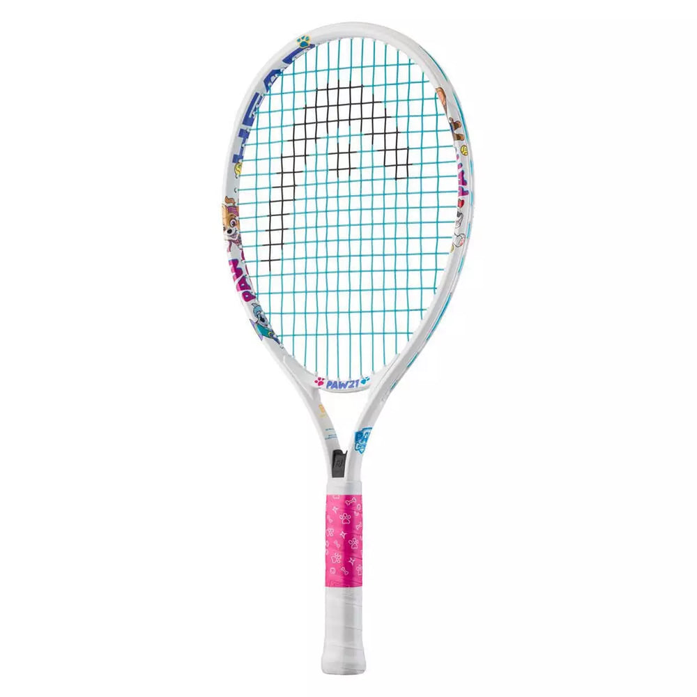 Head Kids' Paw Patrol 21 Tennis Racquet with Free Cover (White)