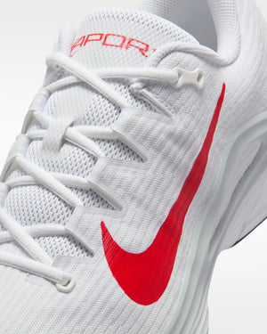 Nike Men's Vapor 12 Hard Court Tennis Shoes (White/Light Crimson/Pure Platinum)