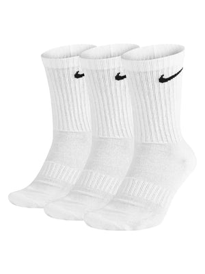 Nike 3 Pack Cushioned Crew Socks Youth 3Y-5Y