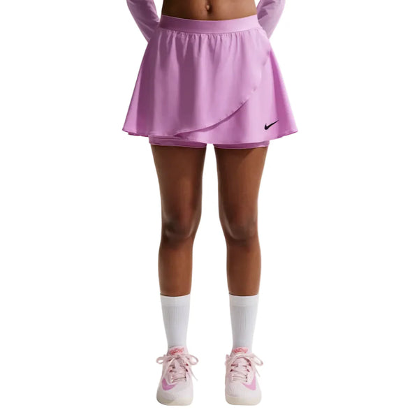 Nike Women's Slam Women's Dri-FIT High-Waisted Tennis Skort RG - Light Magenta