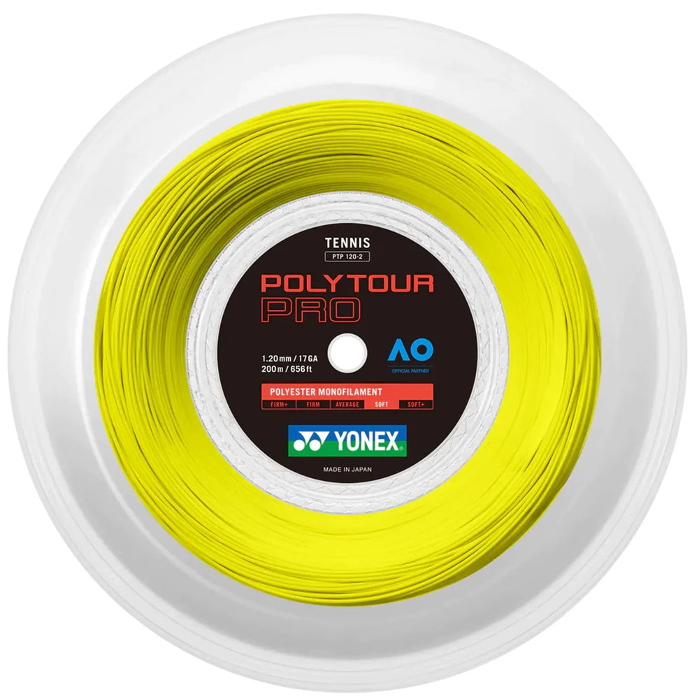 [HALF-SET] Yonex Polytour Pro (Yellow) (Reel)