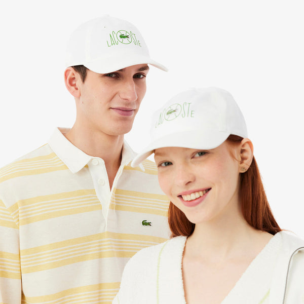 Lacoste Printed Cotton Twill Cap