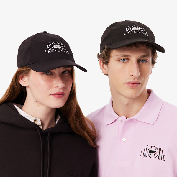 Lacoste Printed Cotton Twill Cap