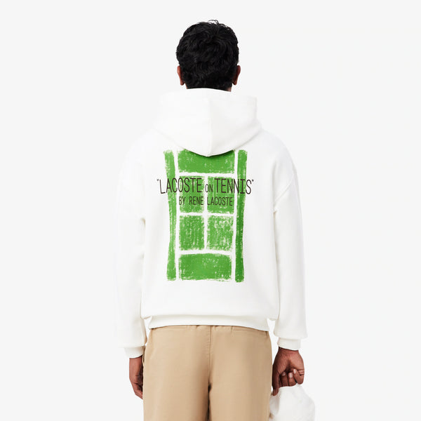 Lacoste Men's Multi Print Fleece Hoodie