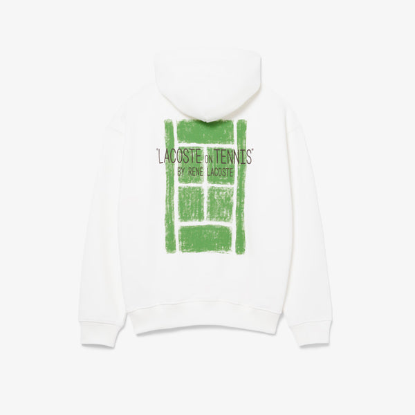 Lacoste Men's Multi Print Fleece Hoodie