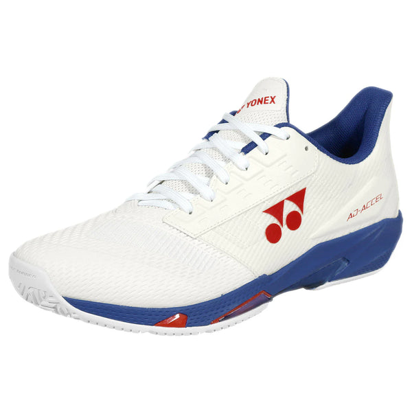 Yonex Men's Power Cushion Ad Accel WIDE (White/Purple)