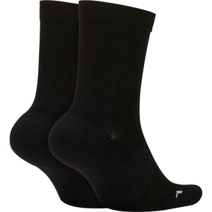 Nike Court Multiplier Cushioned Socks 2 Pack (Black)