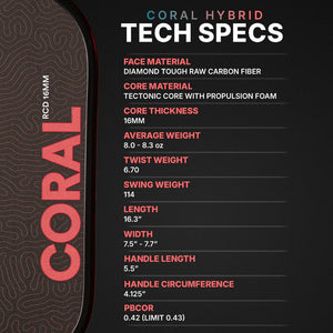 Six Zero Coral Hybrid (With Neoprene Cover)