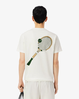 Lacoste Men's Ultra Dry Tennis Heritage Print T-Shirt