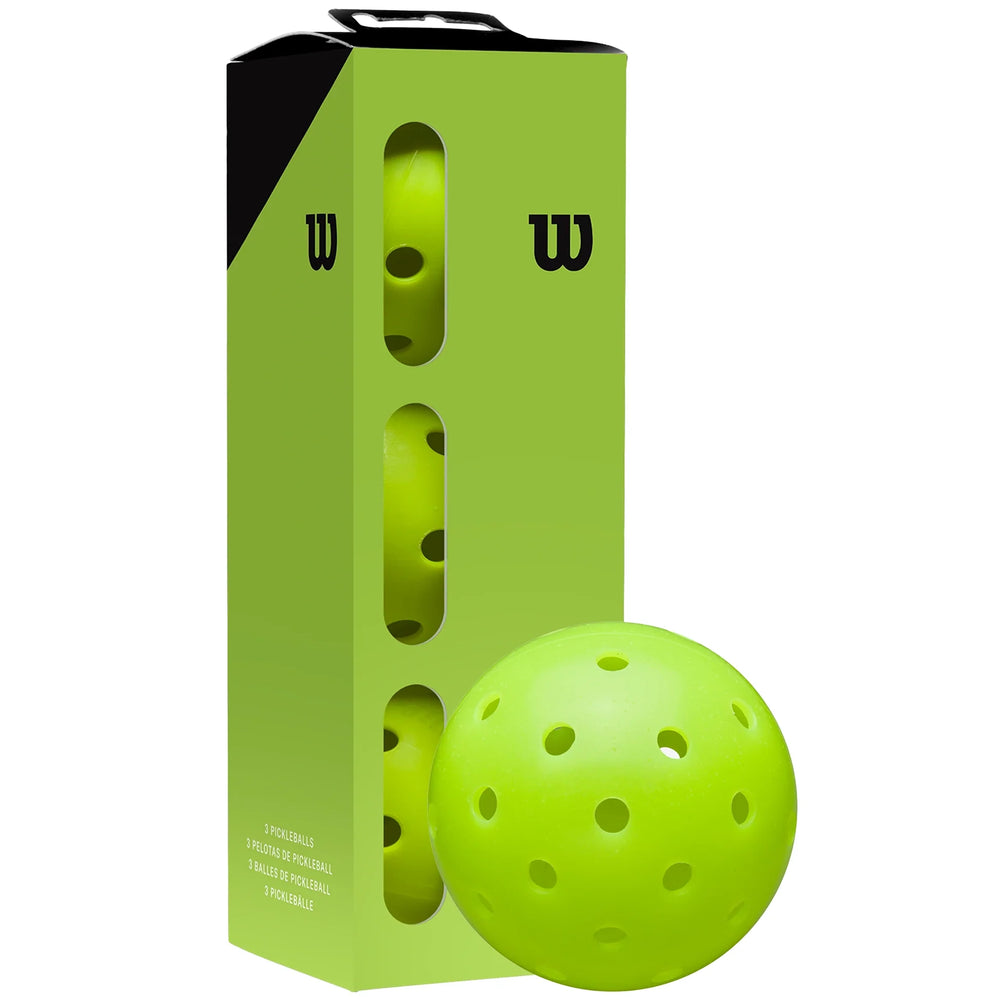 Wilson Max 40 Outdoor Ball - 3 Pack Green