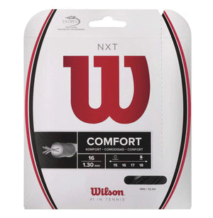 [HALF-SET] Wilson NXT 16/1.30 Tennis String (Black)