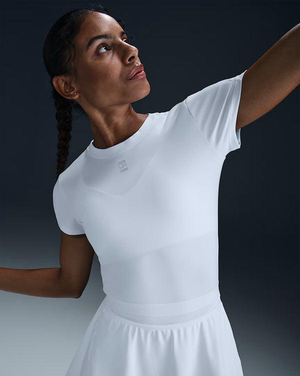 Nike Women's Dri-FIT Advantage Short-Sleeve Top (White)