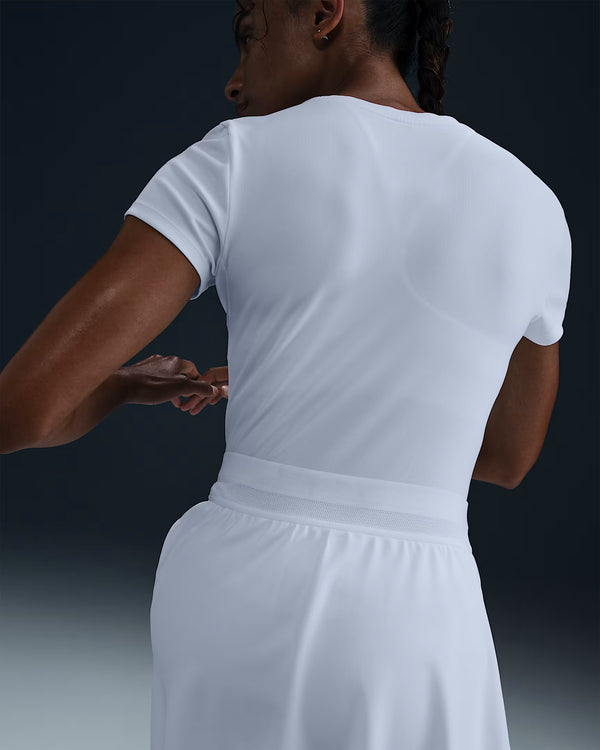 Nike Women's Dri-FIT Advantage Short-Sleeve Top (White)