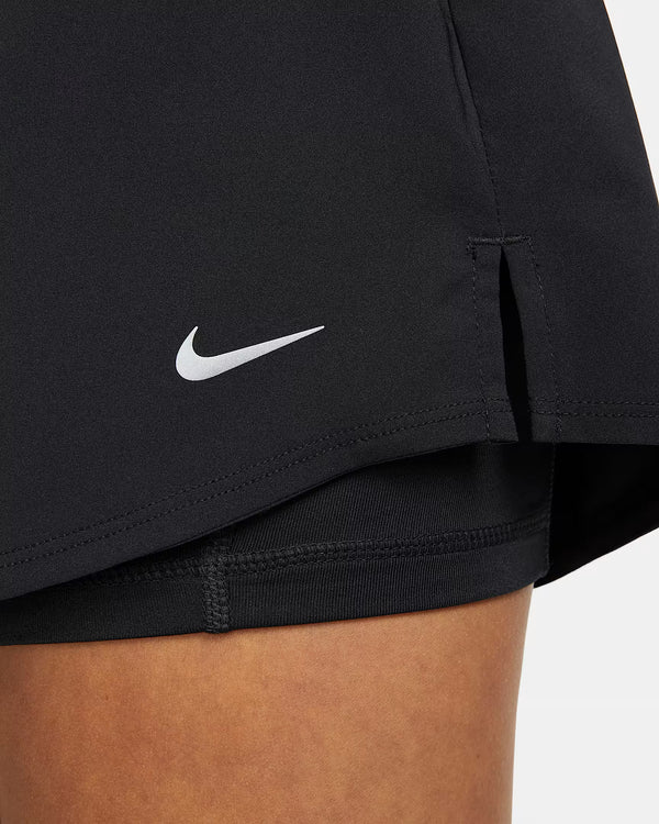 Nike One Women's Dri-Fit High-Rise 3'' 2-in-1 Shorts (Black)
