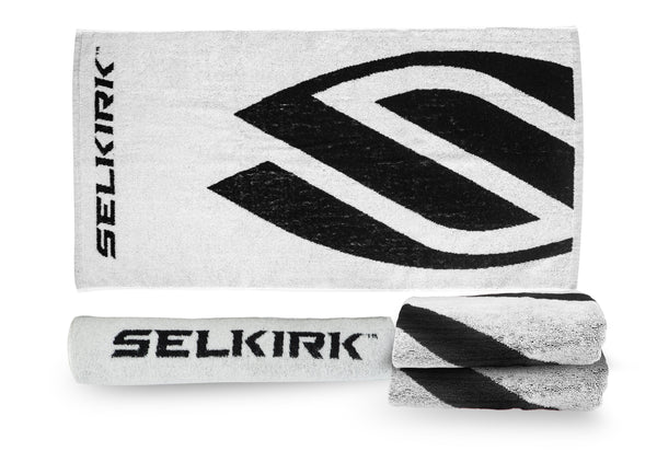 Selkirk Cotton Towel - 19" x 36" - Black-White