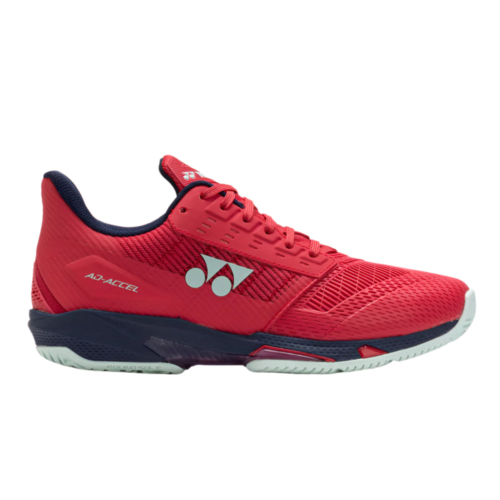 Yonex Power Cushion AD Accel Women's Tennis Shoe (Sunset Red)