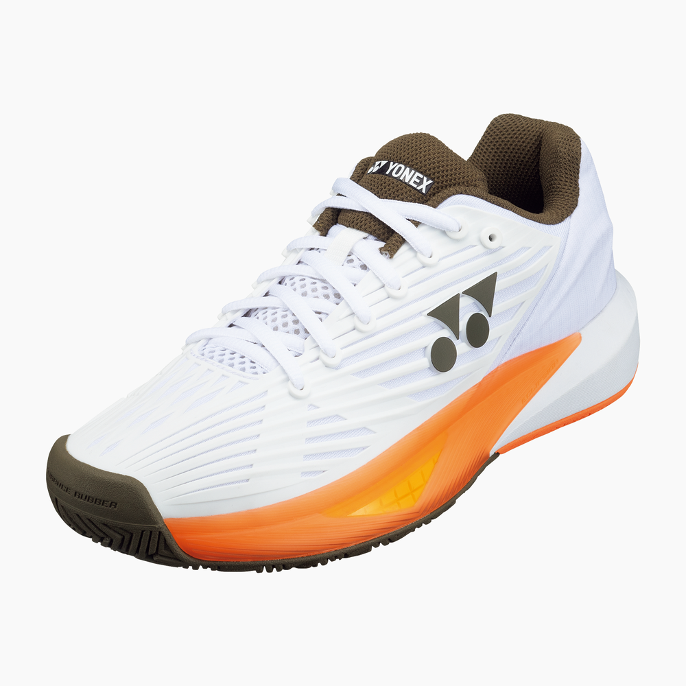 Yonex Power Cushion Eclipsion 5 Women's Tennis Shoe (White/Brown)
