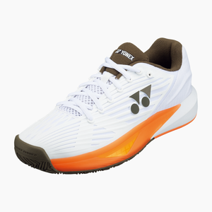 Yonex Power Cushion Eclipsion 5 Men's Tennis Shoe (White/Brown)