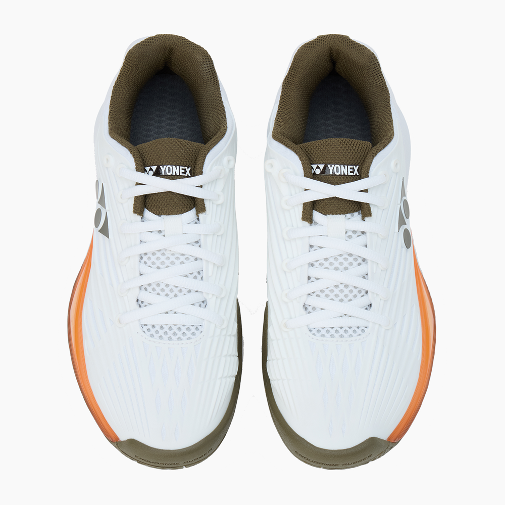 Yonex Power Cushion Eclipsion 5 Men's Tennis Shoe (White/Brown)