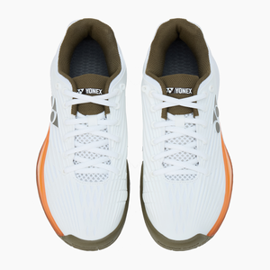 Yonex Power Cushion Eclipsion 5 Men's Tennis Shoe (White/Brown)