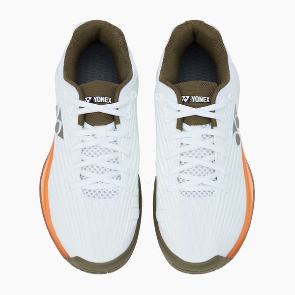 Yonex Power Cushion Eclipsion 5 Men's Tennis Shoe (White/Brown)