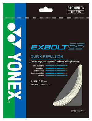 Yonex BG Exbolt 65 Badminton String
