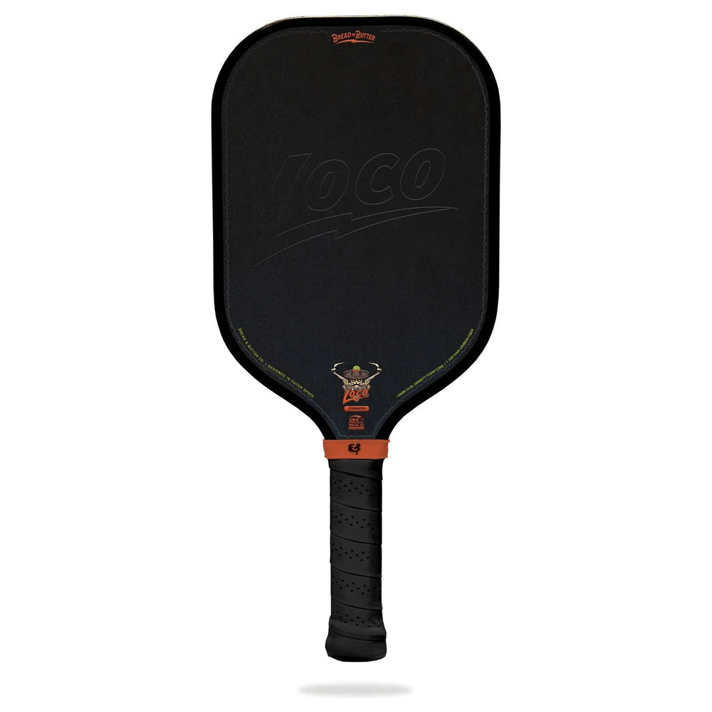 Bread & Butter The Loco Elongated pickleball paddle on white background