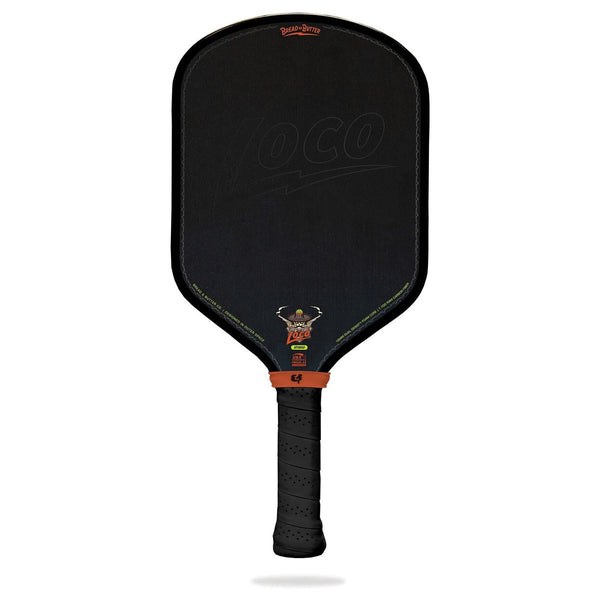 Bread & Butter The Loco Hybrid Black front-facing paddle on white background