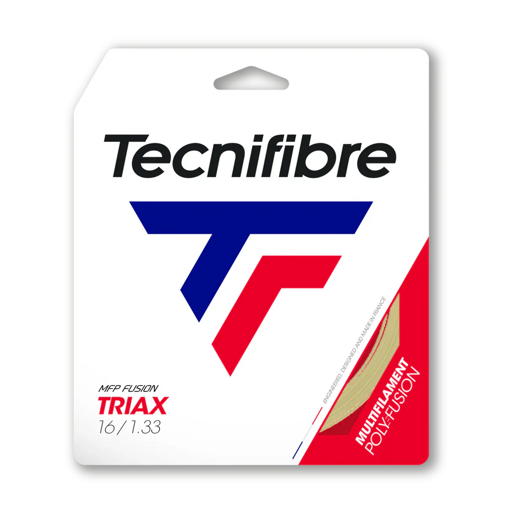 [HALF-SET] Tecnifibre Triax 16/1.33 Tennis String (Natural)