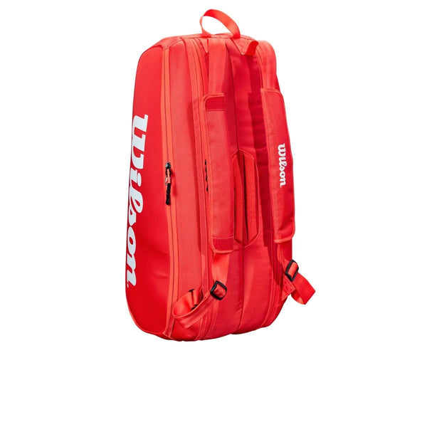 Wilson Super Tour 6 Pack Racquet Bag (Red)