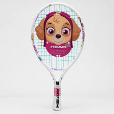 Head Kids' Paw Patrol 19 Tennis Racquet with Free Cover (White)