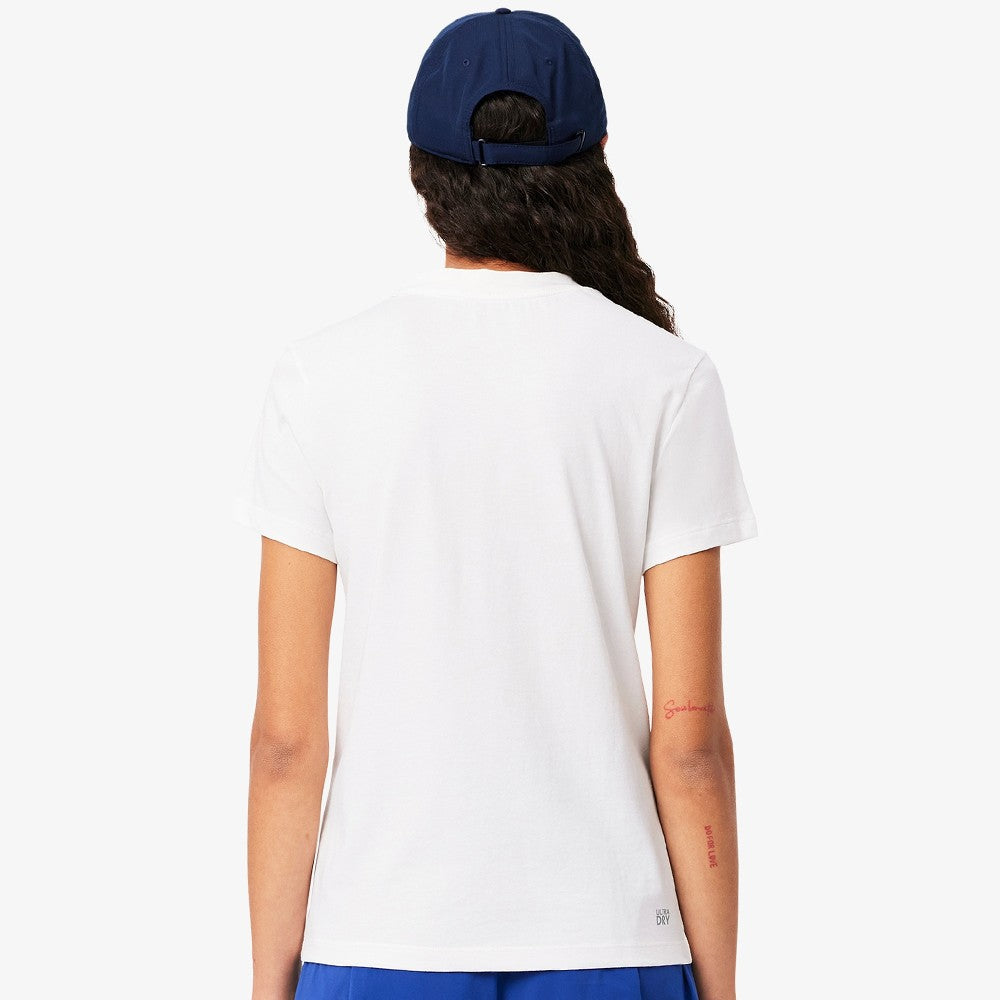 Lacoste Women's Ultra Dry Technical Cotton T-Shirt