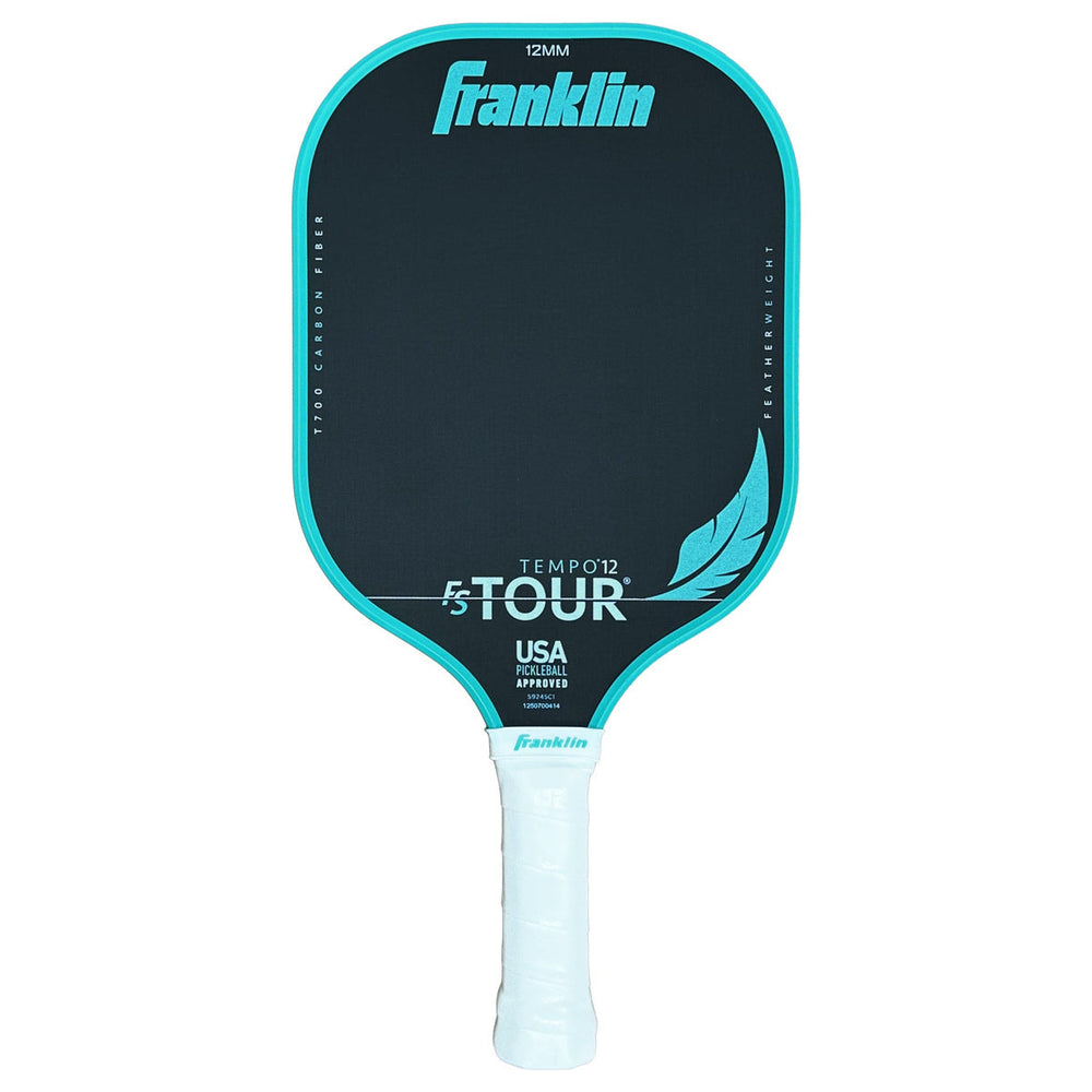 Franklin FS Tour Featherweight 12mm Tempo pickleball paddle on white background