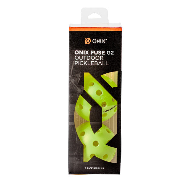 Onix Fuse G2 Outdoor Pickleball (3 Pack)