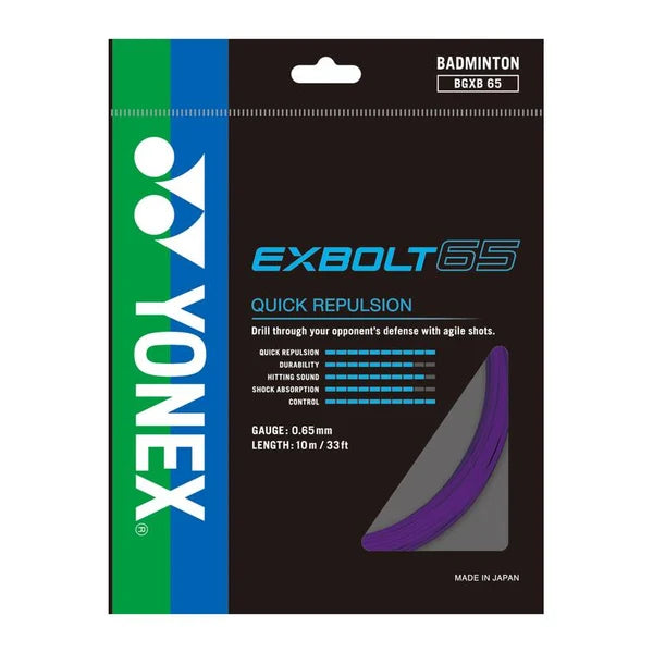 Yonex BG Exbolt 65 Badminton String