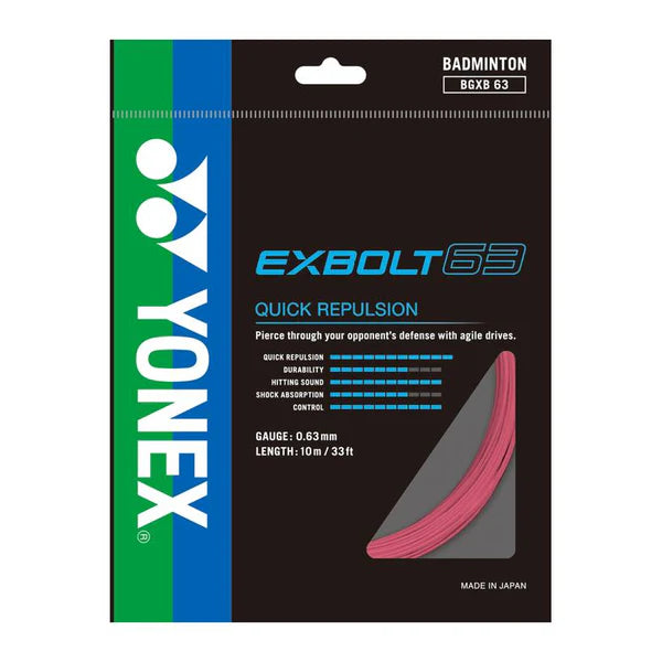 Yonex BG Exbolt 63 Badminton String