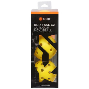 Onix Fuse G2 Outdoor Pickleball (3 Pack)