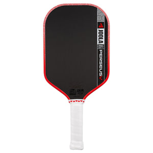 JOOLA Perseus Pro V Blaze Red front-facing pickleball paddle on white background